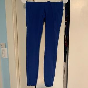 Electric Blue Lululemon leggings size 6
